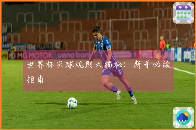 世界杯买球规则大揭秘：新手必读指南